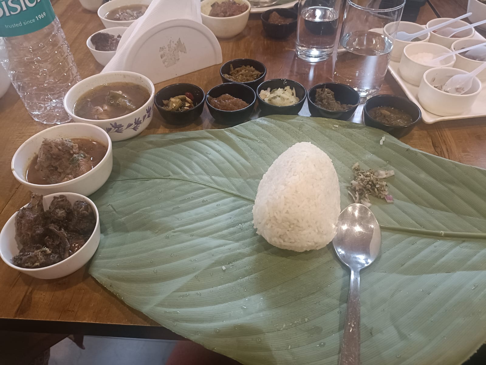 Local restaurant food, Sibsagar